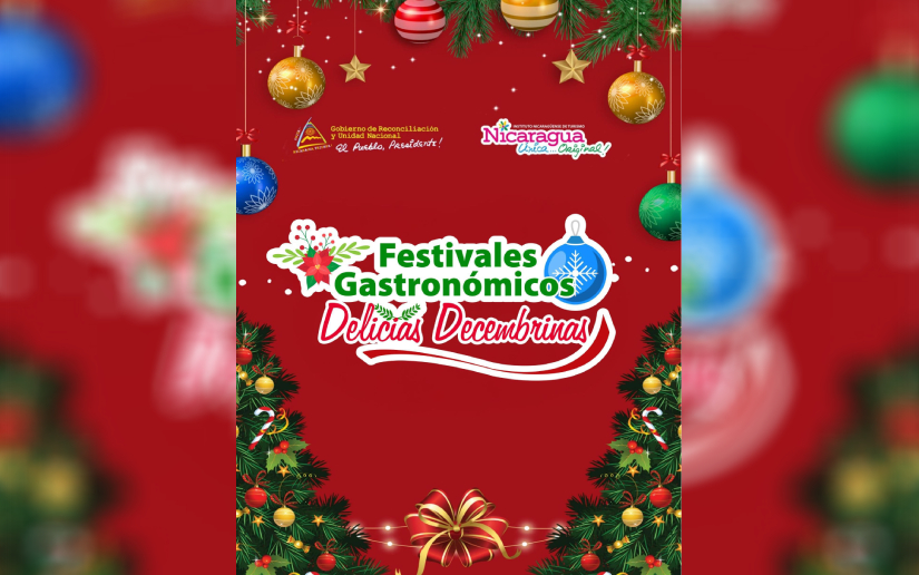 Del 9 de noviembre al 13 de diciembre se realizará en Nicaragua la Undécima Edición del Festival Gastronómico “Delicias Decembrinas”, con el objetivo de resaltar el arte, valor y riquezas de las tradiciones culturales, destacando los ingredientes, costumbres y saberes ancestrales.