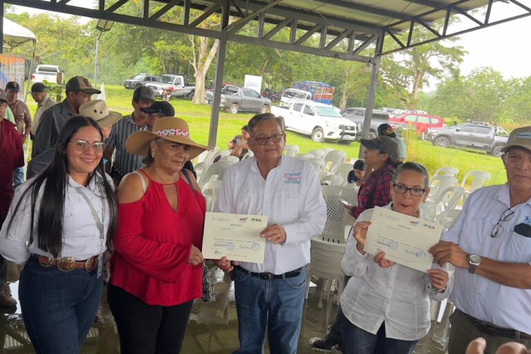 IPSA en encuentro con productores agropecuarios de San Pedro de Lóvago, Chontales