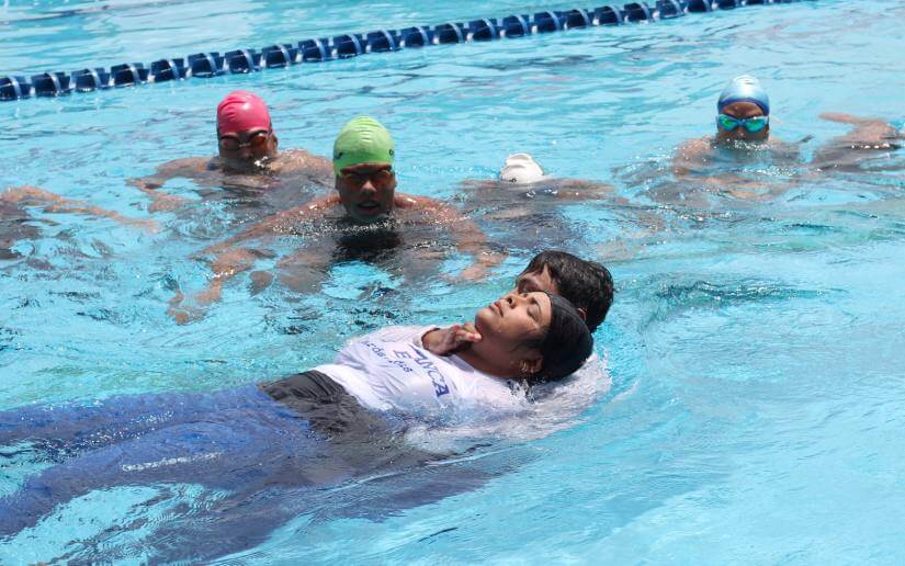 Movimiento Deportivo Alexis Argüello y Cruz Blanca capacitan en rescate acuático