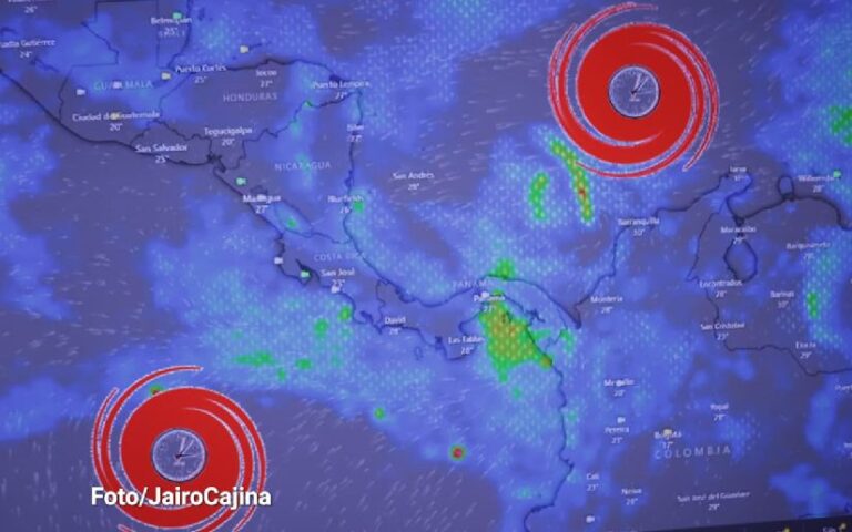 Nicaragua en vigilancia meteorológica ante dos sistemas atmosféricos
