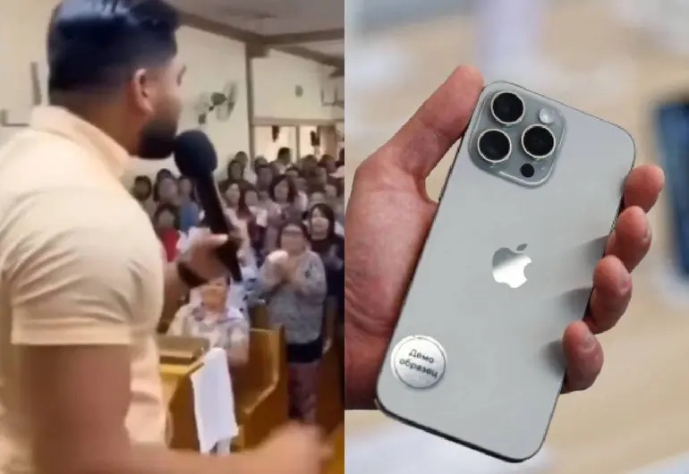 Pastor pide a feligreses le compren 2 iPhone 17 Pro Max