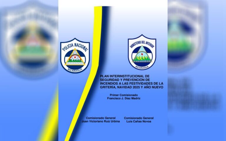 Plan Interinstitucional de Seguridad y Prevención de Incendios a las festividades de la Gritería, Navidad y Año Nuevo