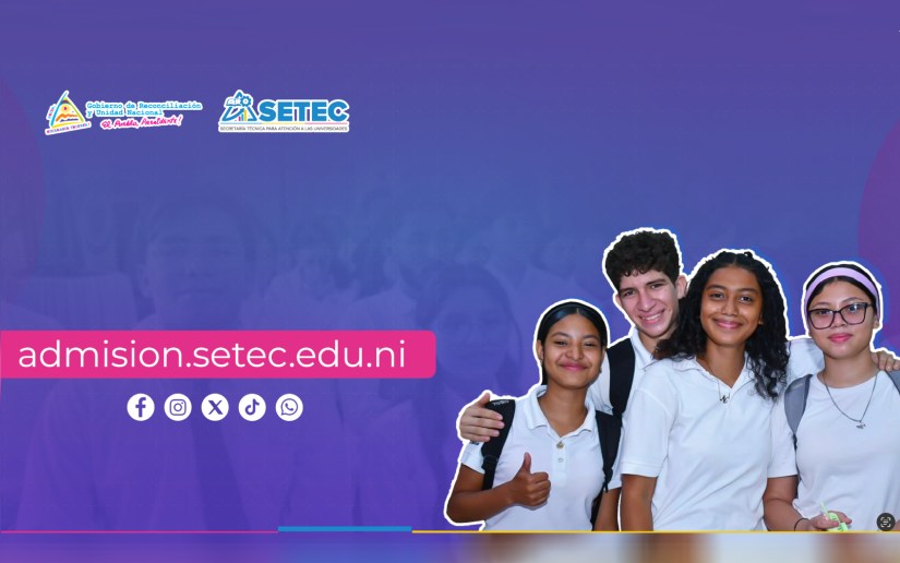 Del 27 de octubre al 30 de noviembre, las 12 universidades públicas de Nicaragua realizarán prematrículas en línea para atender a 72,000 nuevos estudiantes en 2026.