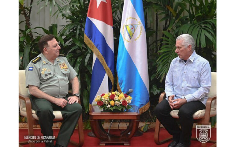 Rosario, destaca reunión del Jefe del Ejército de Nicaragua con el presidente de Cuba