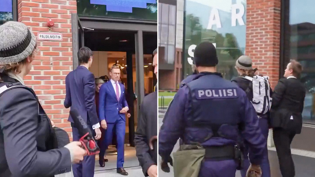 Detienen a periodista por realizar pregunta incómoda al presidente de Finlandia