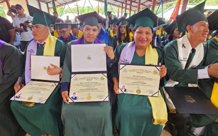 Nuevos profesionales fortalecen el desarrollo regional desde la Costa Caribe Norte