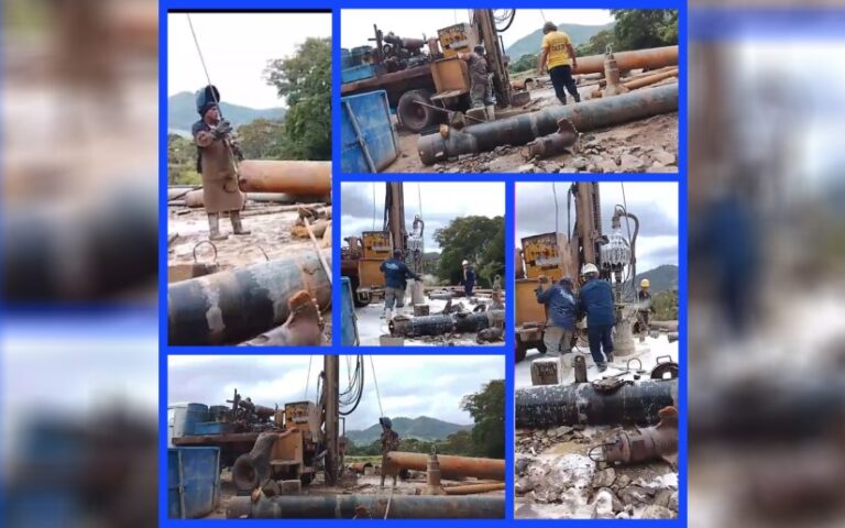 Avanza 40 % la construcción de nuevo pozo que mejorará el servicio de agua en Jinotega