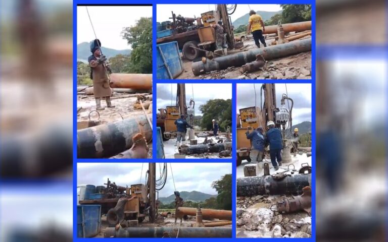 Avanza al 40% construcción de pozo que reforzará el suministro de agua en Jinotega