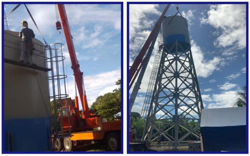 Avanza en 85% construcción del Sistema de Agua Potable en El Limonal, Potosí