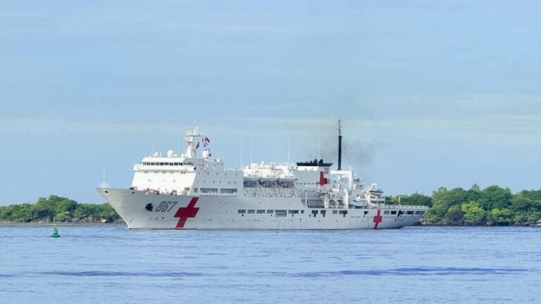 Buque-Hospital llega de China a Nicaragua para atender gratuitamente
