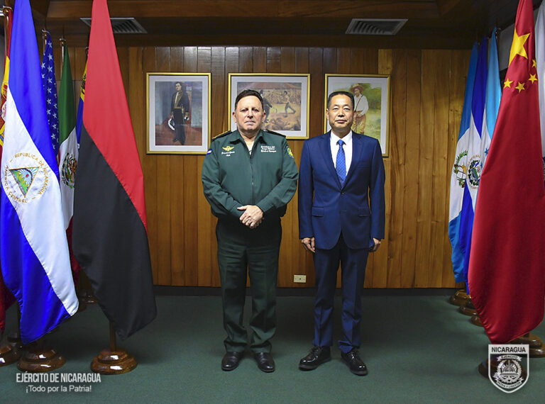 Delegación del Ejército Popular de Liberación de China realiza visita oficial al Ejército de Nicaragua