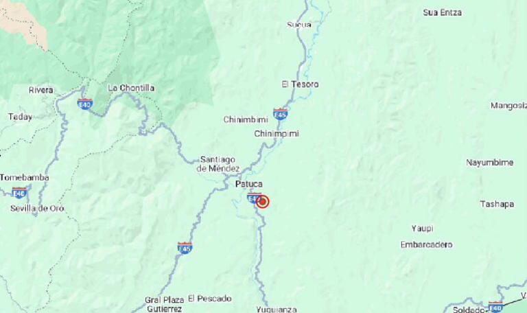 Sismo en provincia de Ecuador