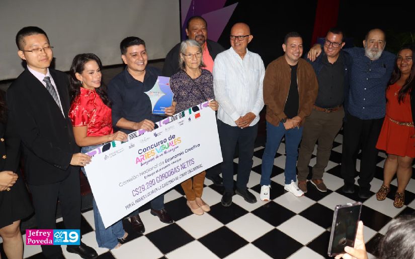 Entregan premios del Primer Concurso de Artes Visuales “Imágenes de mi Nicaragua”
