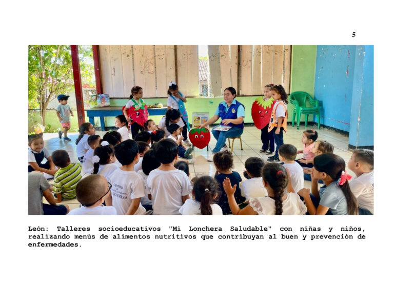 MIFAMILIA fortalece hábitos saludables y derechos de la niñez nicaragüense