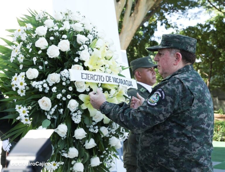 Nicaragua conmemora el Día del Soldado de la Patria