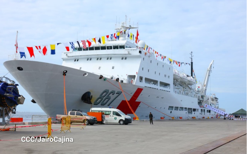 Nicaragua hace historia en salud con el Buque-Hospital de China
