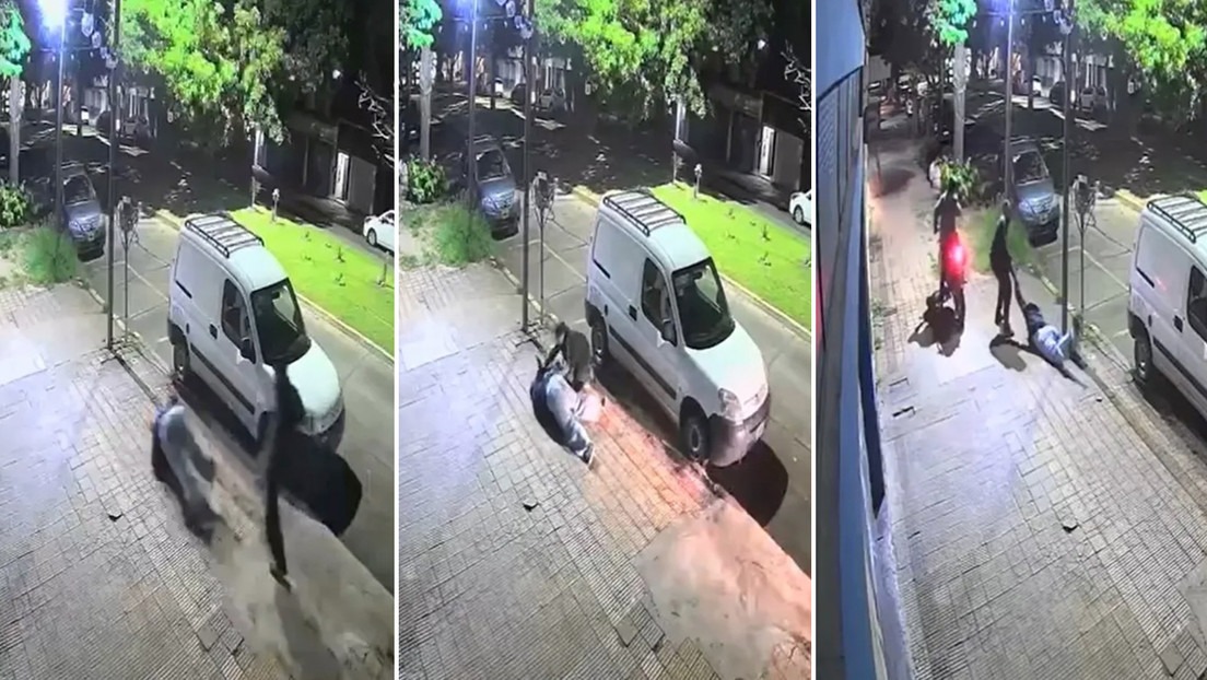 Una mujer es arrastrada por unos ladrones en Argentina