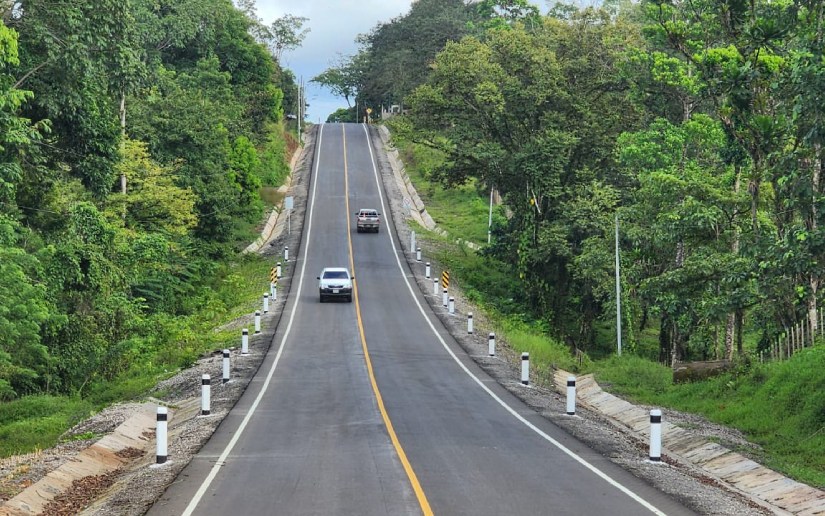 segundo tramo de la Carretera Wanawana – San Pedro del Norte