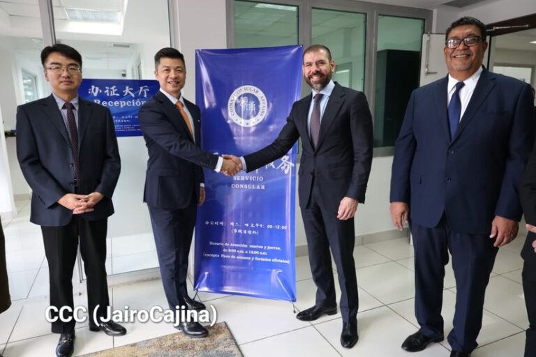 Embajada de China abre oficina de Servicios Consulares en Managua