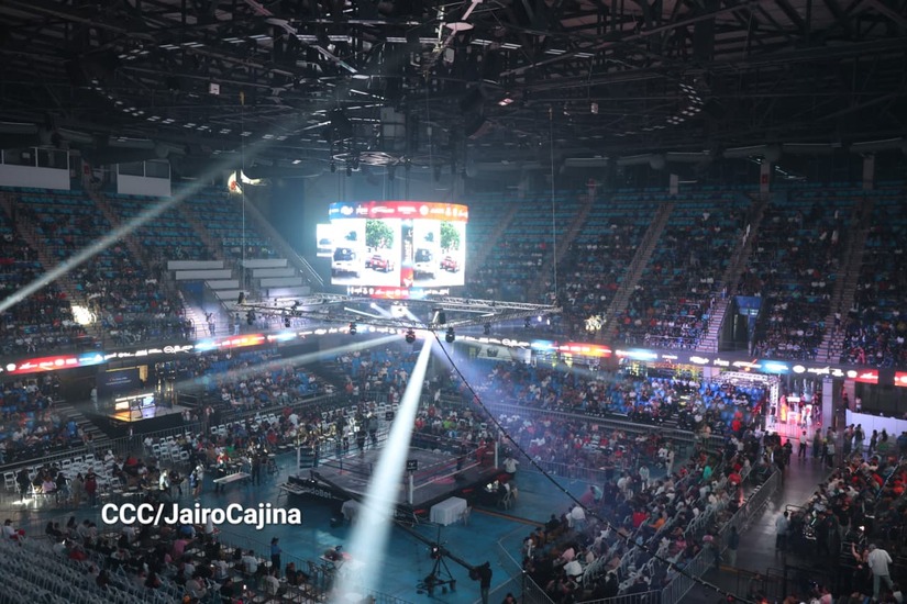 Fukun Fukun Vs Boanerges en el Polideportivo Alexi Arguello en Managua