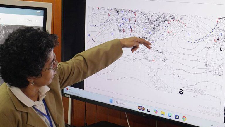 INETER, destaca altas presiones y el acercamiento de un frente frio para esta semana en territorio nacional