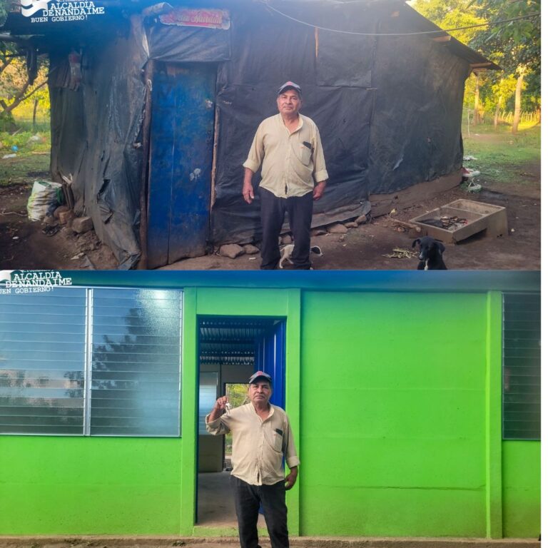 Familia de Nandaime reciben su nueva vivienda