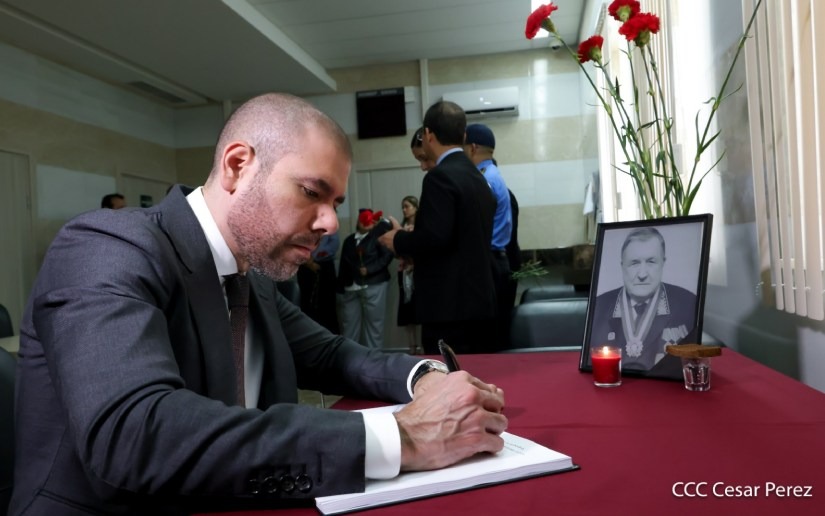 Nicaragua rinde respeto a la memoria del camarada ruso Nikolay Vladimir