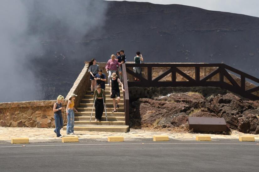 Plaza Oviedo del Volcán Masaya ya recibe visitantes
