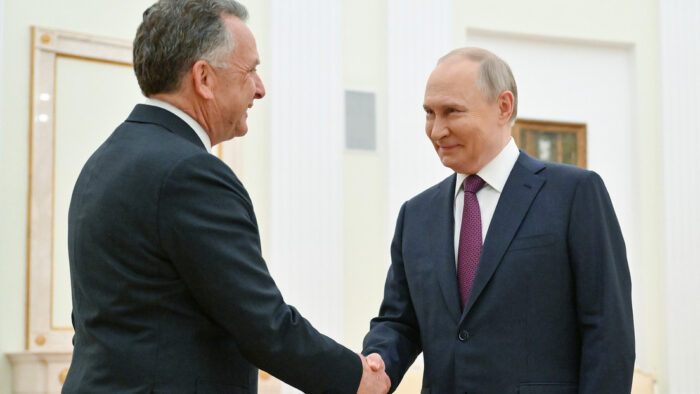 Putin se reunirá con enviado especial de EEUU