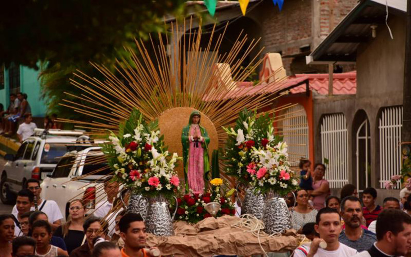 Nicaragua celebra a la Virgen de Guadalupe