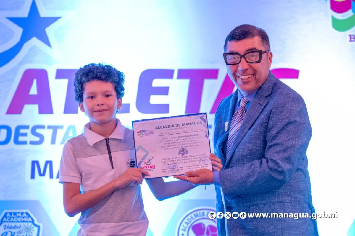 Alcaldía de Managua celebra Gala Deportiva 2025