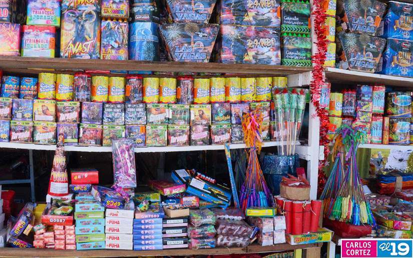 Comerciante de Granada reportan buena venta de pólvora