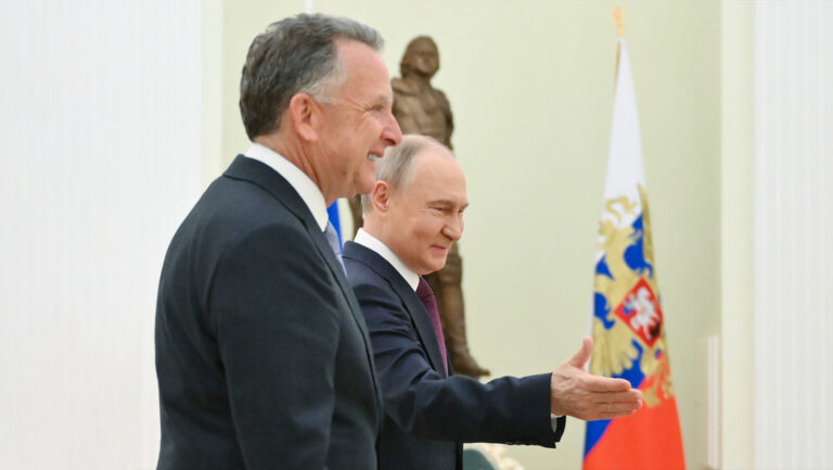 Confirman reunión entre Putin y enviado especial de EEUU