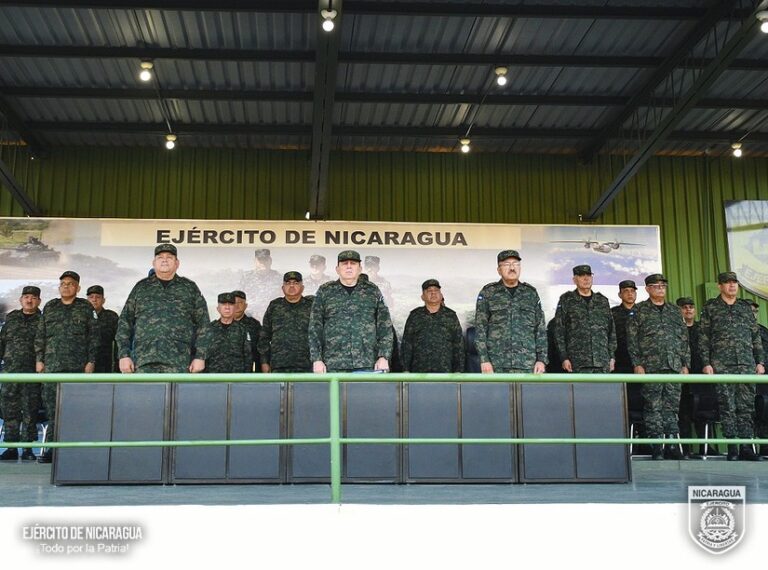 Reunión de Trabajo del Comandante en Jefe de las Fuerzas Militares del Ejército de Nicaragua