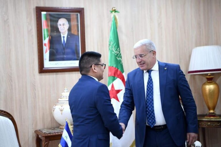 Embajador nicaragüense sostuvo fraternal encuentro con el Presidente de la Asamblea Popular Nacional de Argelia
