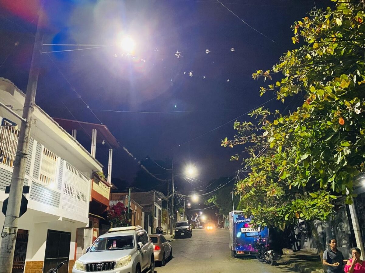 Inauguran rehabilitación del alumbrado público en barrio Totolate Abajo, Matagalpa