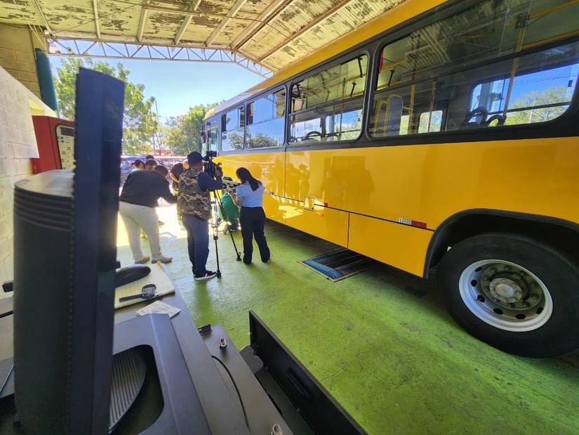 Inspeccionan el transporte escolar en Nicaragua
