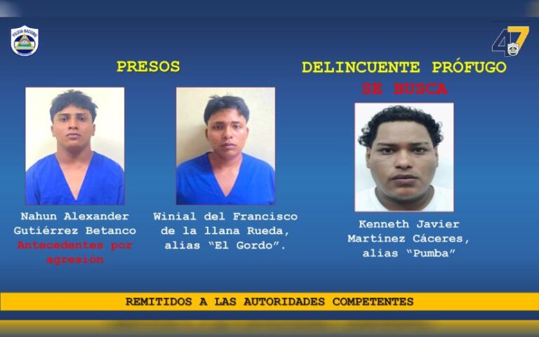 Policía Nacional captura a dos de los tres responsables de agregar sustancia sospechosa a un baho