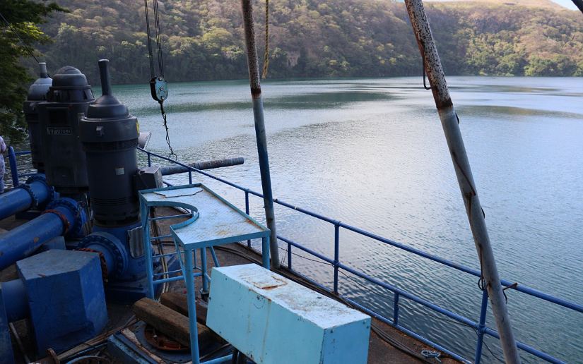 Restablecen bombeo de agua en Laguna de Asososca