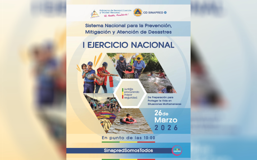 SINAPRED: Plan Especial de Organización del Primer Ejercicio Nacional del 2026