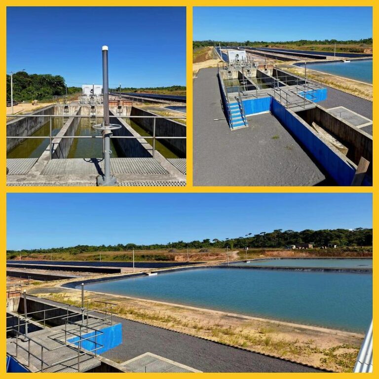 Sistema de recolección y tratamiento de aguas residuales en la ciudad de Bluefields alcanza 90% de avance