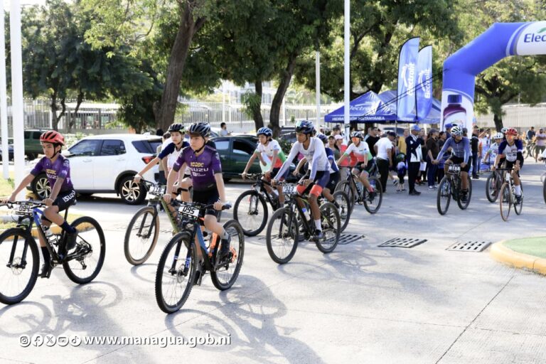 Inician las competencias de Ciclismo en Managua