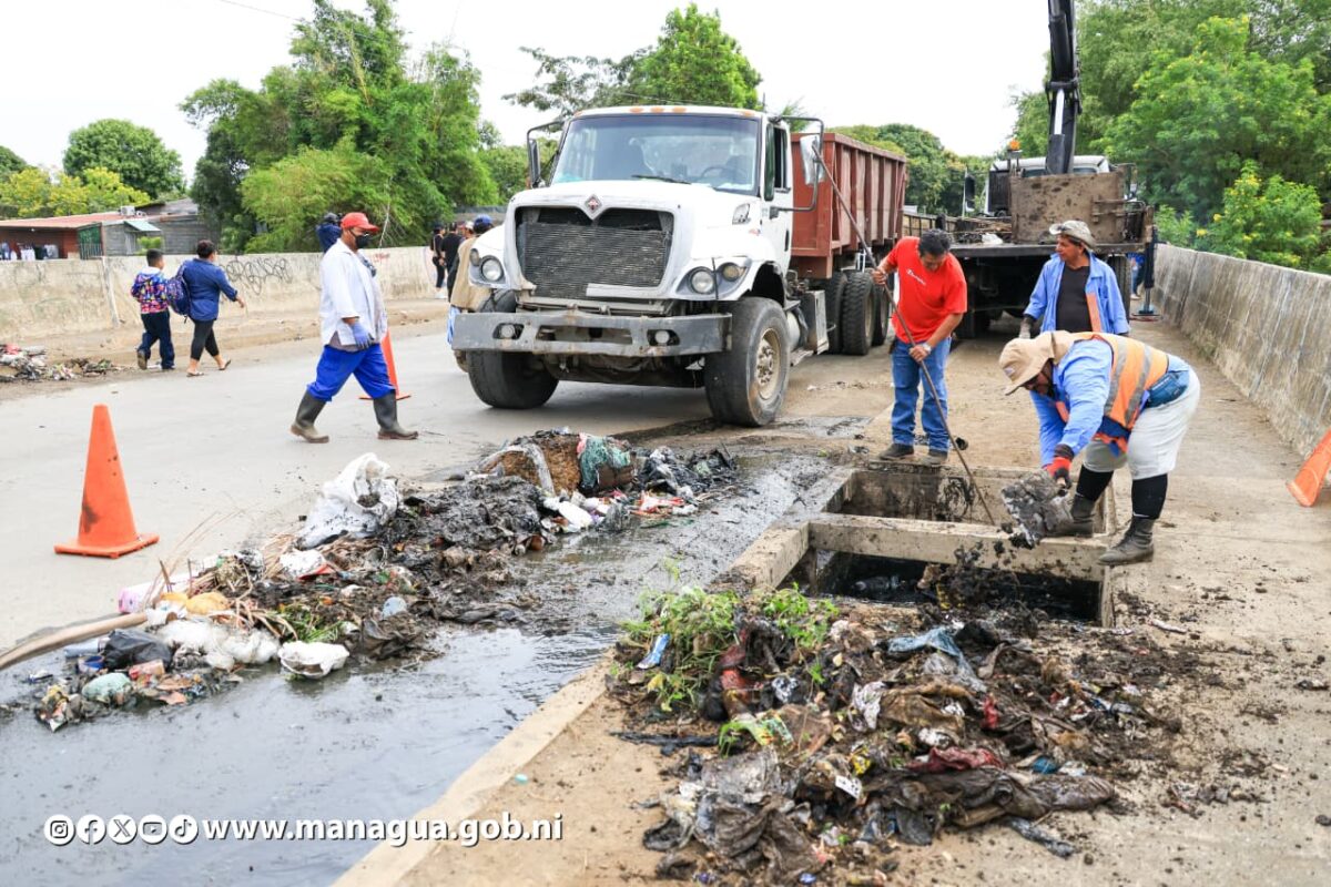 Alcaldía de Managua avanza en la limpieza de micropresas y cauces