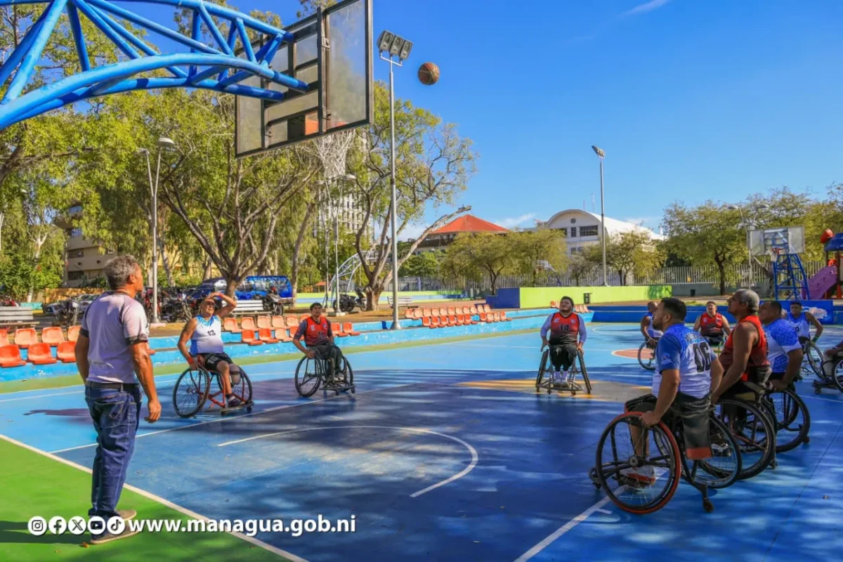 Alcaldía de Managua impulsa baloncesto en sillas de ruedas