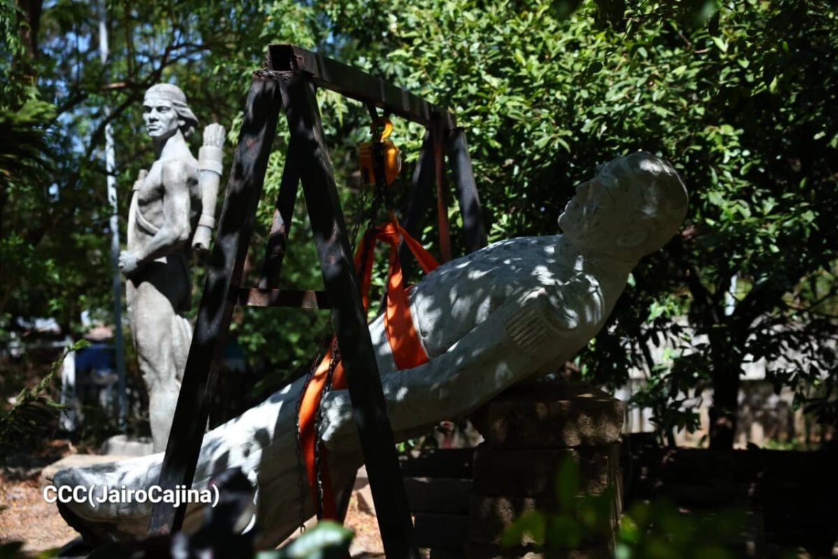 Avanzan los trabajos de las réplicas de obras de Edith Grön
