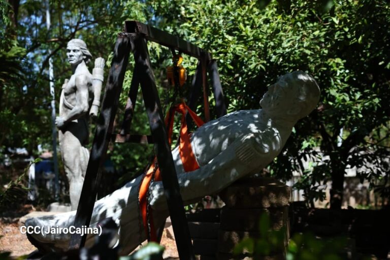 Avanzan los trabajos de las réplicas de obras de Edith Grön