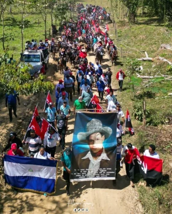 Cabalgata y acto cultural en Siuna rinde homenaje a Sandino