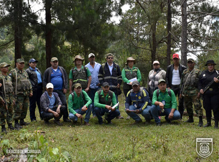 Ejército de Nicaragua acompaña inspección ambiental en San Rafael del Norte