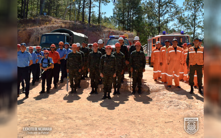Ejército de Nicaragua lanza plan contra incendios forestales 2026