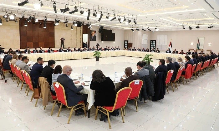 En Palestina con Vicepresidente Hussein al-Sheikh